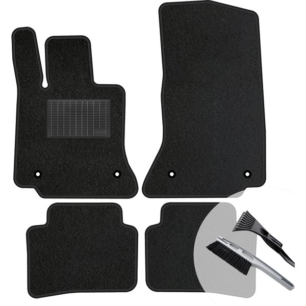 Velours-Teppichmatten-Set passend für Mercedes E-Klasse W212 2009-2016