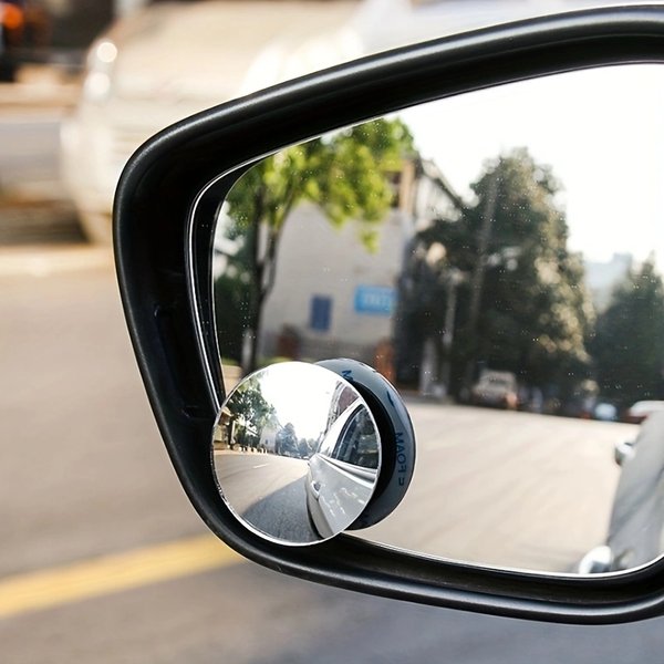 Petit rétroviseur convexe auxiliaire de recul rond réglable pour voiture, rétroviseur d'angle mort de voiture, grand Angle de 360 degrés