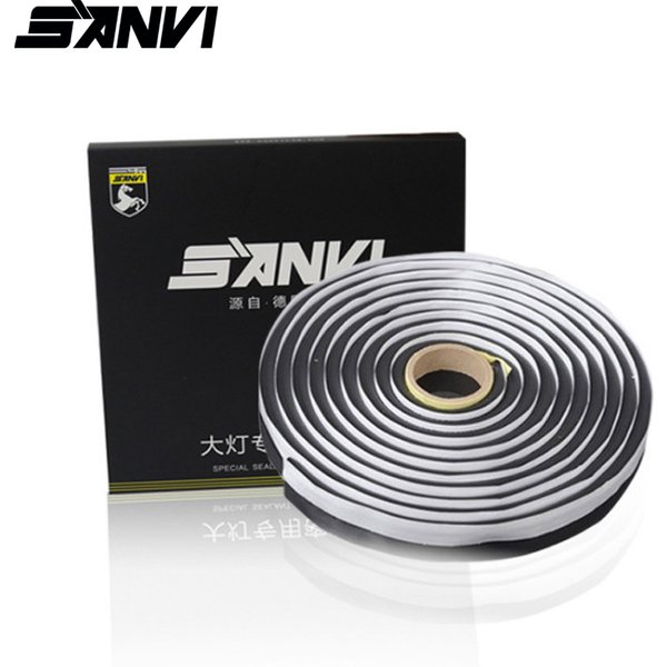 Headlamp Glue Butyl Rubber Glue 4.57M Headlight Sealant Retrofit Reseal Hid Headlamps Car Taillight Shield Glue Waterproof Tapes