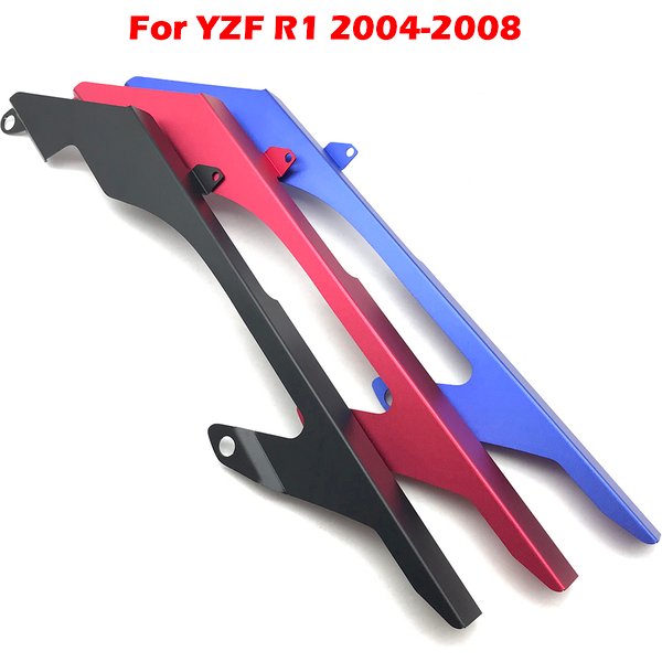 CNC Chain Cover Protective Guard Trim Panel For Yamaha YZF-R1 YZFR1 2004 2005 2006 2007 2008 Motorcycle Accessories