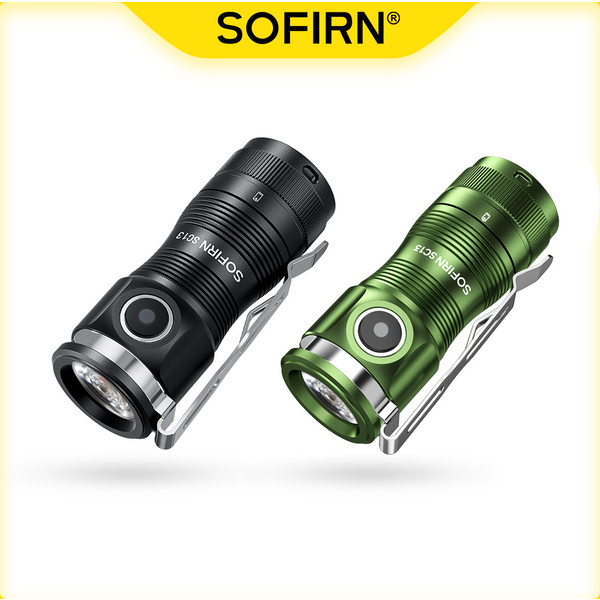 Latarka Sofirn Mini SC13 Mocna Latarka SST40/519A LED 1300lm 18350 Akumulatorowa Latarka LED 95 Wysoki CRI z Magnesem