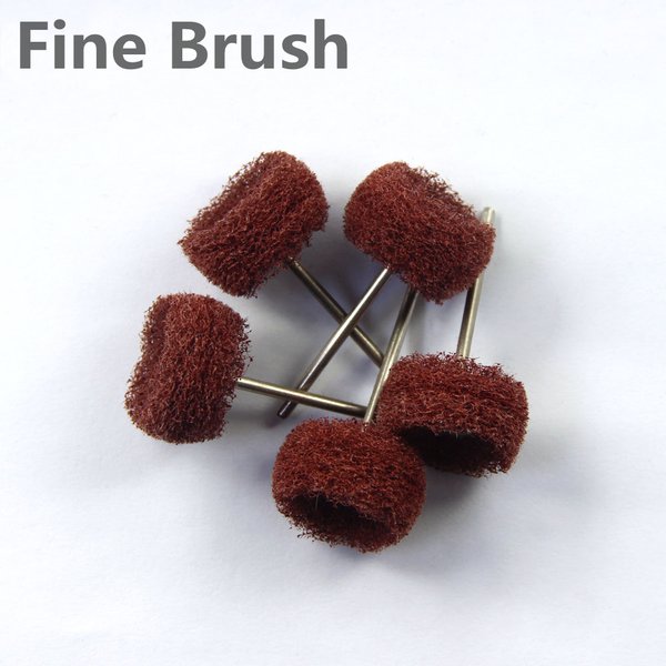 # 01Ms25 # Roue de polissage dentaire, brosse Fine, 5 pièces, meulage de céramique/métal/Jade/bijoux pour pièce à main à basse vitesse, fourniture de dentiste