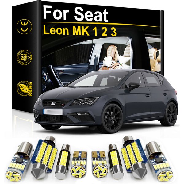 For Seat Leon MK3 MK2 MK1 1 2 3 5F 1M 1P 1998 2001 2004 2005 2011 2015 2017 2018 2020 Accessories Car Interior LED Light Canbus