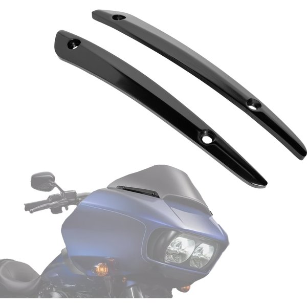 Aluminium-Windschutzscheiben-Seitenverkleidung, Windschutzscheiben-Stabilisator für Harley Street Glide FLHX Road Glide FLTRX Electra Glide