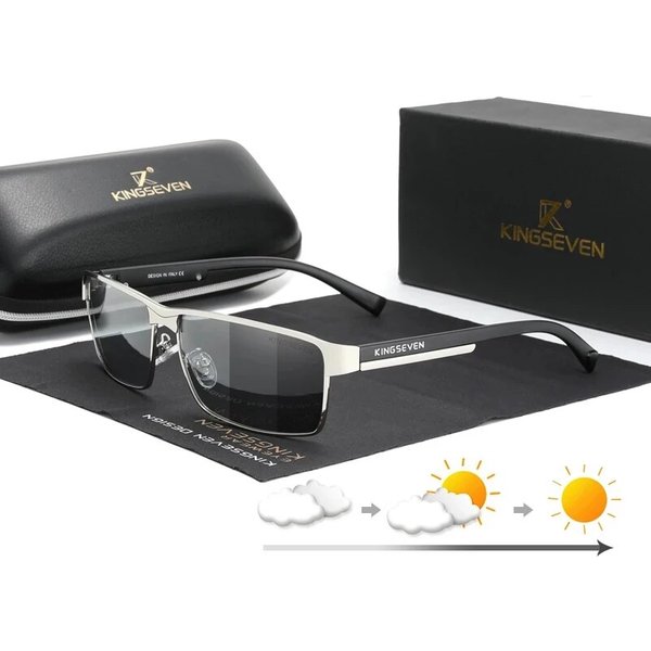 Kingseven männer polarisierte photo chrome sonnenbrille design frauen chamäleon sonnenbrille uv400 blends chutz brille