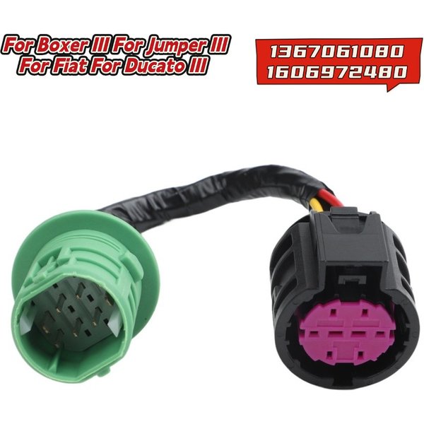 Câble adaptateur de phare 1367061080 1606972480, pour Boxer III 2006-2016, pour Jumper III, Fiat, Ducato, pièces de rechange