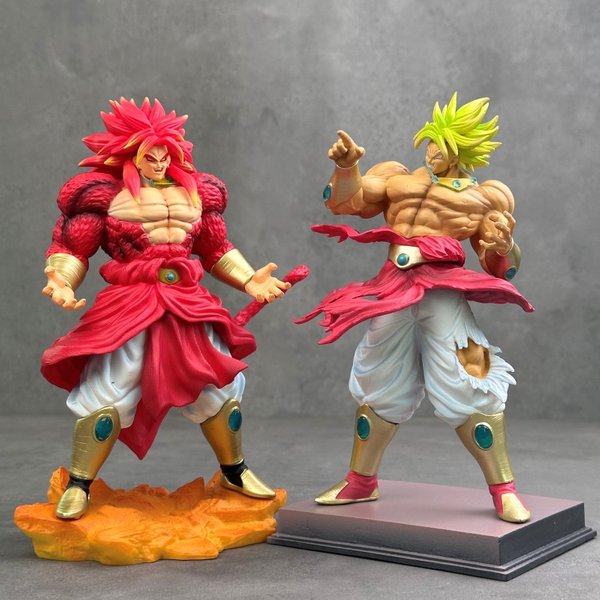 21 cm Anime Dragon Ball Figur Broli Goku Super Saiyan 4 Figurine Statue Modell PVC Sammlerstück Desktop Actionfigur Spielzeug Kindergeschenke