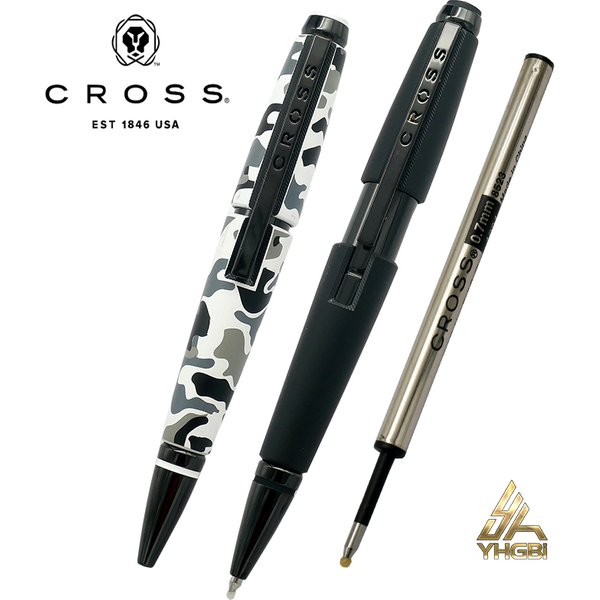 Stylo à bille américain Gao Shi CROSS Treasure, série bord/élite, cadeau pour bureau d'affaires, stylo à Signature en métal