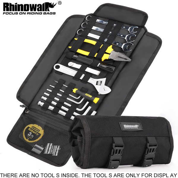 Rhinowalk Motorrad Werkzeug Rolltasche Tragbare Motor Satteltaschen Seite Werkzeug Aufbewahrungstasche Tasche Outdoor Reise Reparatur Arbeitswerkzeug