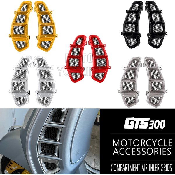 Für VESPA GTS 250/300 GTS 250 GTS 300 Motorrad Kühlergrill Schutz Abdeckung Fach Air Inler Grlds GTS 250 300 2013 - 2020
