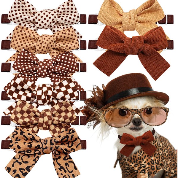 Herbst Haustier Hund Bowtie Haustier Fliege Plaid Dot Katze Welpen Pflege Bögen für Kleine Hunde Klassische Haustiere Kragen Hund Katzen Zubehör