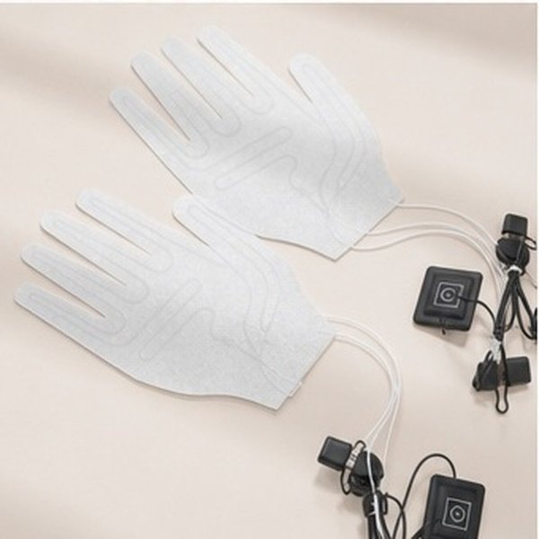 2 Stück, wärmende Handschuhe mit Elektroheizung, wiederaufladbar, für Outdoor-Sportarten, Skifahren, Radfahren, Winter.