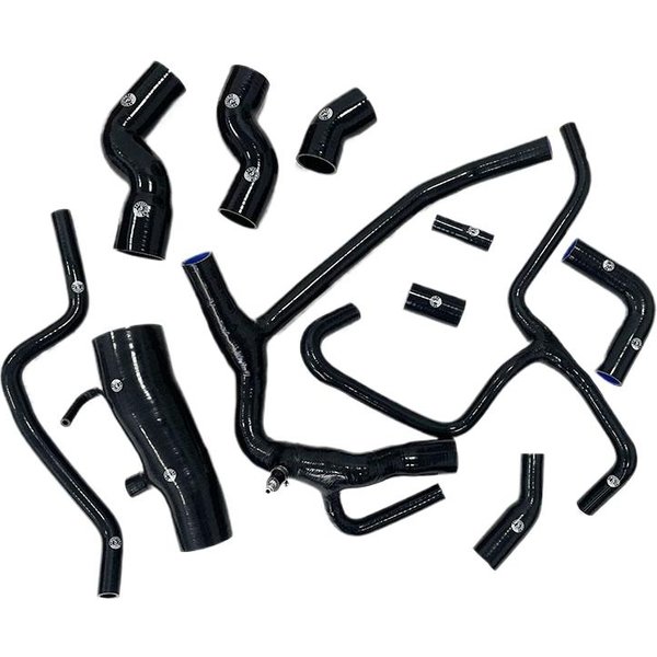 Refroidisseur intermédiaire en Silicone, chargeur Turbo, radiateur, refroidisseur d'huile, tuyau de liquide de refroidissement pour Land Rover Discovery 2 TD5 1999 – 2004