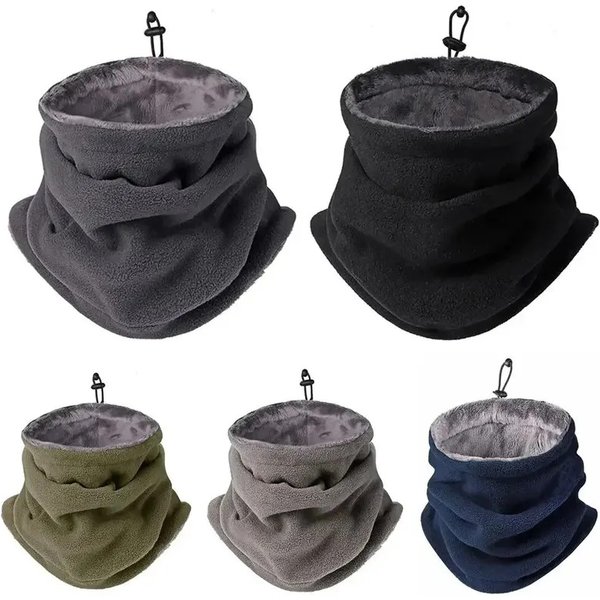 Masque chaud de moto d'hiver pour hommes et femmes, col polaire, écharpe coupe-vent plus chaude pour l'extérieur, Camping, randonnée, cagoule, masque facial de cyclisme