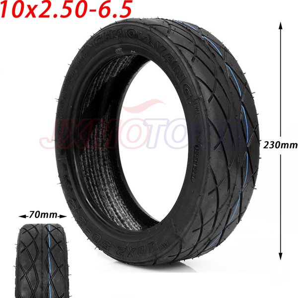 CHAOYANG-Pneus sans chambre à air pour scooter électrique, pièces de voiture d'équilibre, UNIS issement et usure sous vide, 10x2.50-6.5