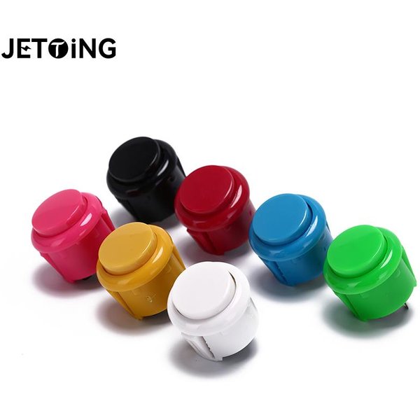 10pcs 24mm Copy-Sanwa OBSF-24 Push Button Snap Round Button For Arcade Controller /Jamma Mame Game Machine Console Diy Parts