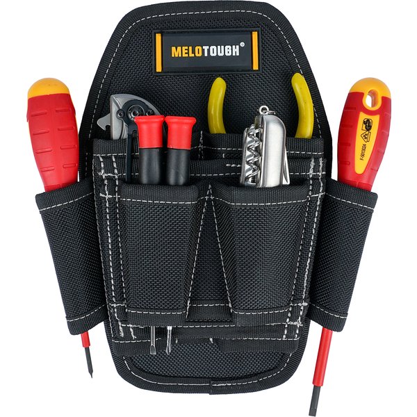 Petite pochette à outils avec Clip de ceinture, petite pochette porte-outils, étui à outils organisateur de travail minimum et porte-couteau