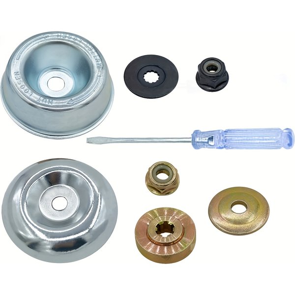 LUSQI-Adaptateur de lame de tondeuse à gazon pour machine de jardinage, accessoire de rêve, tête de coupe de lame, kits de remplacement pour ficelle