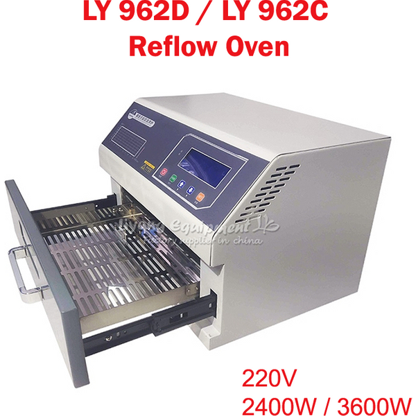2400 W Digitalanzeige Reflow-Schweißgerät LY 962C Programmierbarer Reflow-Ofen
