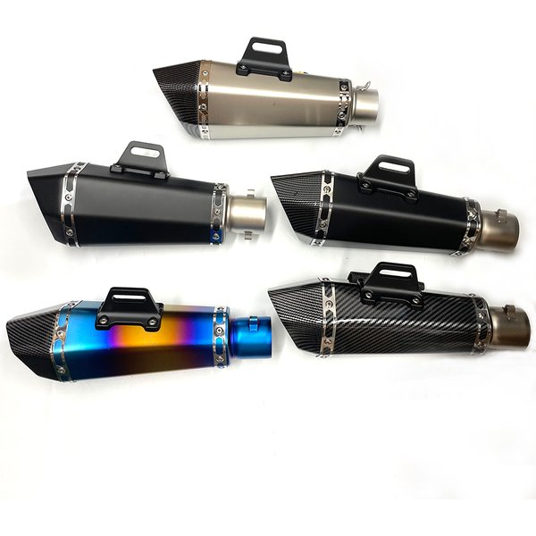 51mm Universal Inlet Motorcycle Exhaust R11 Muffler with DB killer for ninja650 Z750 Z800 mt03 R6 R3 R25 Z400 Z900 MT07 MT09