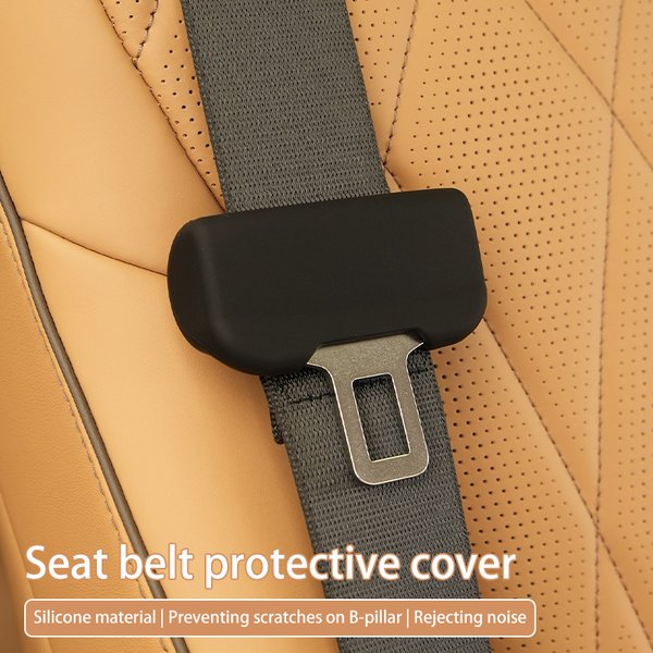 Car seat belt buckle Silicone Case Snap protector Anti scratch and anti abnormal noise Seat belt interior accessories