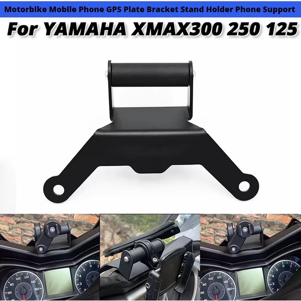Support de téléphone intelligent pour moto Yamaha X-MAX300 300 250 125, support de navigation GPS à clipser sur Yamaha