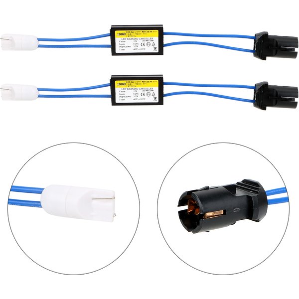 T10 12v Warnung Cancel ler Decoder 2pcs Auto Lichter kein Fehler Canbus Seilbahn LED Decoder OCB Last widerstand