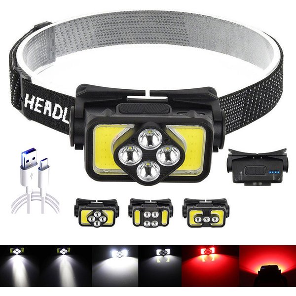 Mini lampe de sauna à fouet corporel LED, lumière de pêche multifonctionnelle, extérieur, portable, mise en évidence