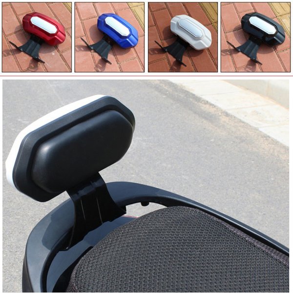 Dossier universel pour conducteurs de moto, en acier inoxydable, coussin de dossier Durable, coussin de siège de passager, pièces de moto, accessoires