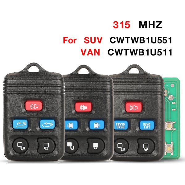 Jingyuqin-Clé transmetteur à distance 315Mhz, entrée sans clé, pour Ford cd star Freestar Mercury Monterey Expedition Lincoln CWTWB1U551