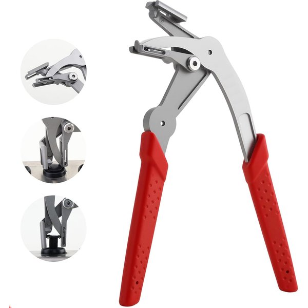 Pince à clips pour voiture, outil professionnel de démontage de clips automobiles, outil de démontage de clips de panneau pour attaches en plastique automobiles, outil de démontage de broches à