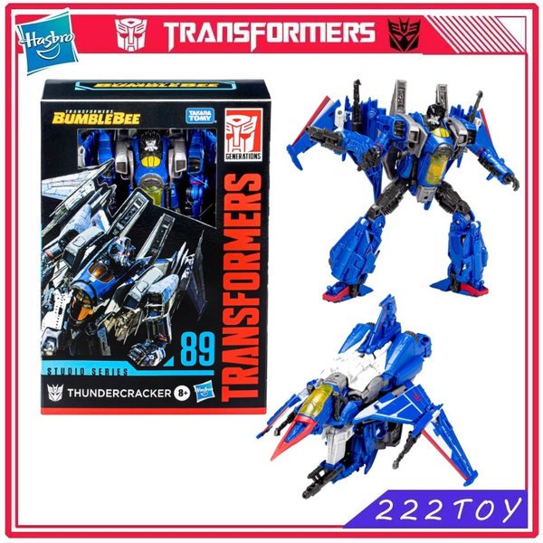 New Hasbro Transformers Studio Series SS-89 Class V Thundercracker Anime Model Action Figures Robot Toy Collectibles Hobbies