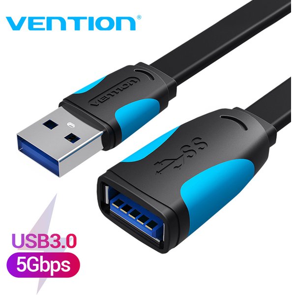 Vention USB 3.0 2.0 câble d'extension mâle à femelle câble d'extension câble USB rapide étendu pour ordinateur portable USB 2.0 Extension