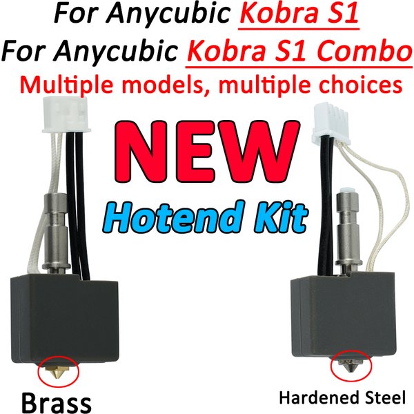 Für Anycubic Kobra S1 Hotend Kobra S1 Combo Hotend Kit für Anycubic Kobra S1 Düse Druckkopf S1C 3d Drucker Zubehör