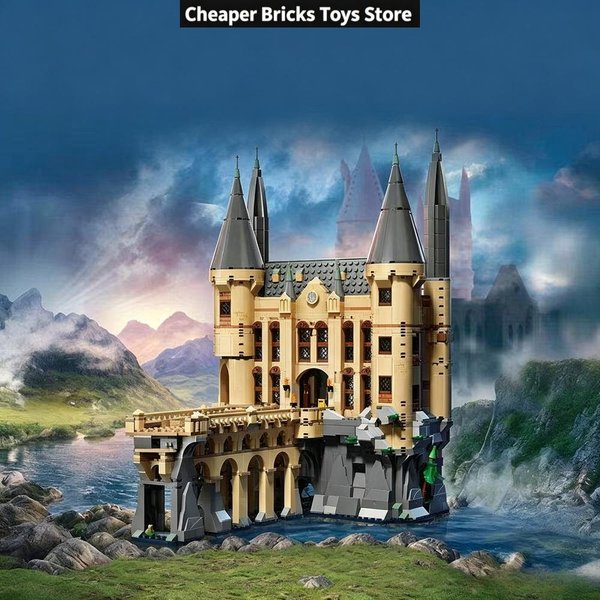 Hot Toys School East Castle Wing Library Restricted Building Kit Toy Compatible With Bricks for Friends