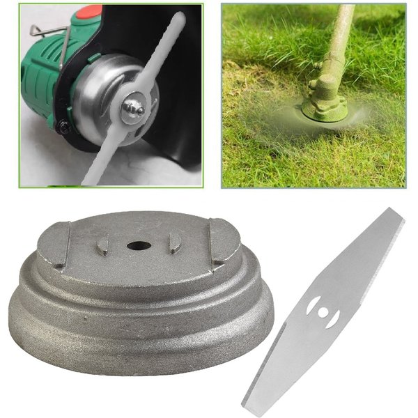 Stainless Steel Lawn Mower Blade Mounting Cover Adapter For Grass Trimmer Brush Cutter Lithium Electric Lawn Mower Adapter