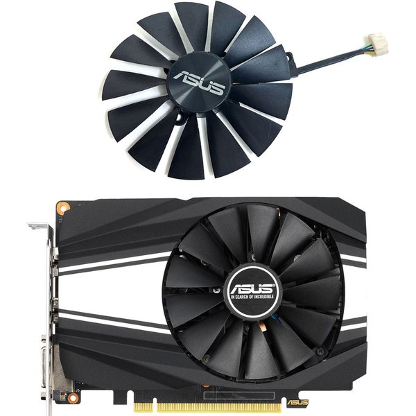 PLD10010B12HH FDC10U12D9-C GTX 1660 GPU FAN,ASUS Phoenix GTX 1660 SUPER、1660TI、1660、1650、RTX 2060 Phoenix Video card cooling fan