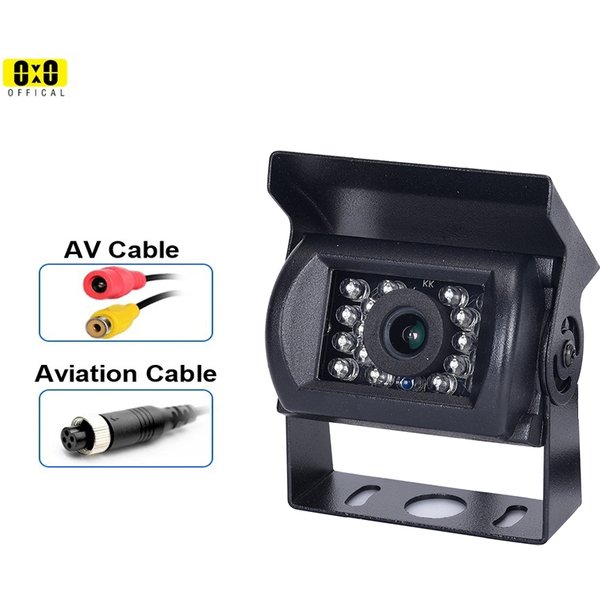 Reverse Camera 4 Pin AV Port IR Night Backup Camera Waterproof For Truck/Trailer/Pickups/RV/ Heavy