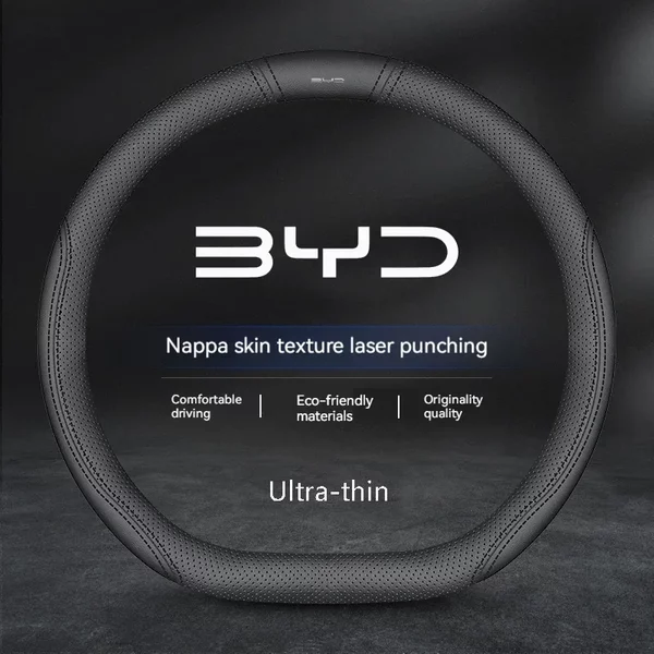 Leder-Auto-Lenkradbezug passend für BYD Ato 3 Fafengtang F3 E6 Yuan Song Plus EV F0 Qinhan Dolphin S6