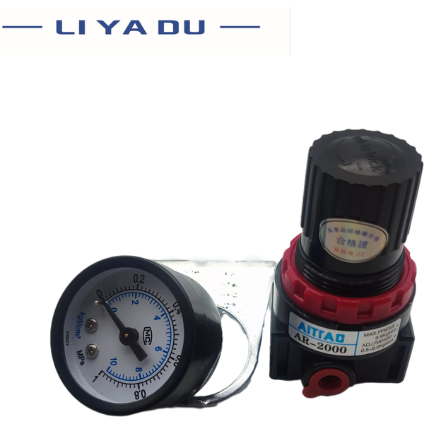 Mini Compresseur d'Air Pneumatique Réglable, Filetage BSP, AR2000 G1/4, Filtre Sochi, Joli/Valve de Réduction