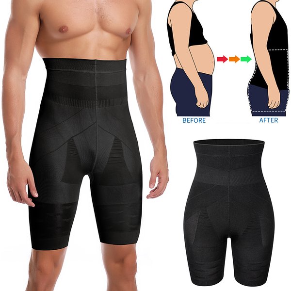 Männer Bauch Kontrolle Shorts hohe Taille abnehmen Shape wear Bauch Bauch flachen Körper Shaper Bein Unterwäsche Kompression Slips Boxer 3xl