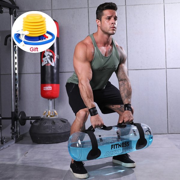 Fitness Aqua Bag Wasser Power Taschen Workout Sandsack Wasser Home Gym Gewichtheben Core Training Bodybuilding Crossfit Übung Werkzeug
