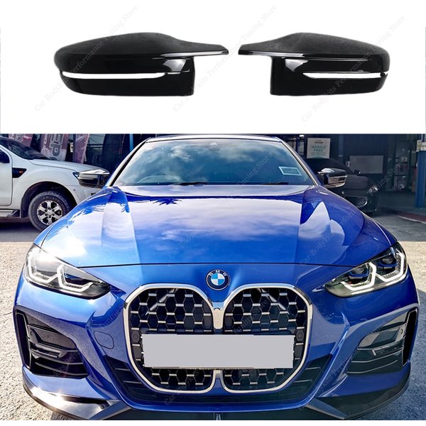 Coques de rétroviseurs arrière style M noir brillant pour BMW G22 G23 G26 420i 420d 430i 430d i4 2020-2025
