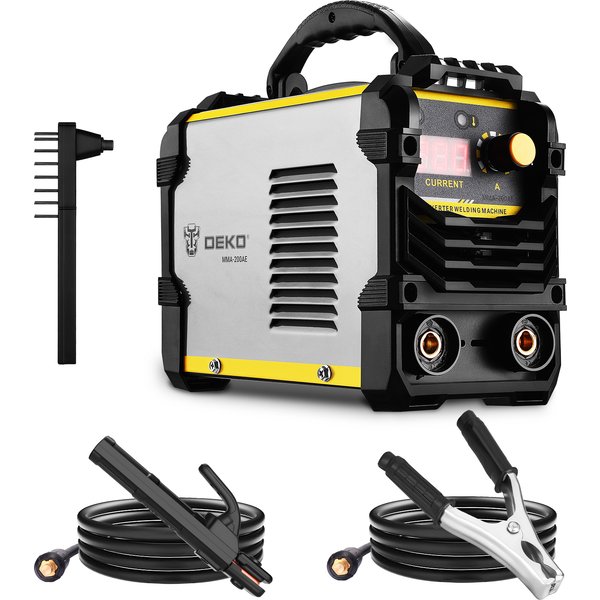 DEKO MMA-Serie 4,1 kVA Inverter-Bogen-Elektroschweißgerät 220 V MMA-Schweißgerät für Heimwerker, Schweißen, Arbeiten und elektrische Arbeiten