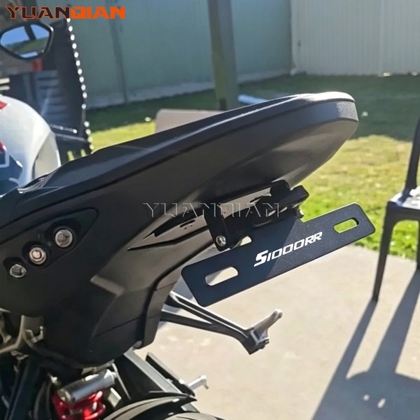 Support de plaque d'immatriculation S1000RR, accessoires moto, support de plaque court réglable pour BMW S1000 RR S1000R M1000RR M1000R 2019-2026