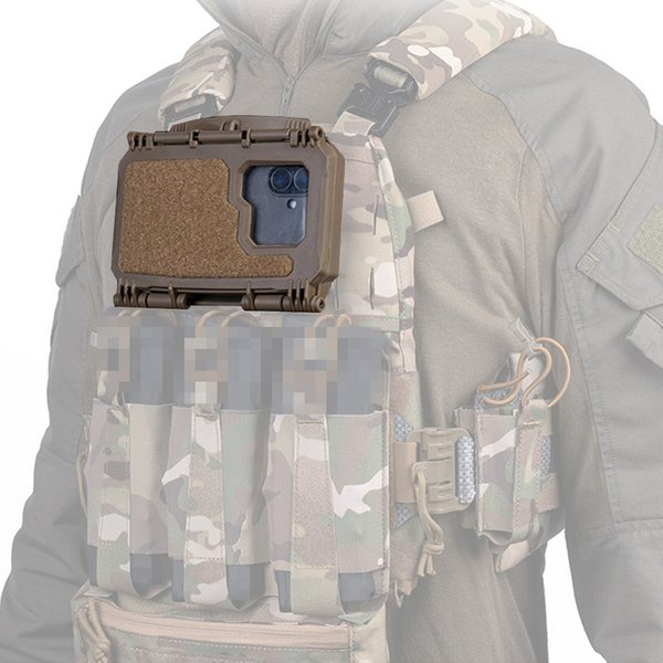 Taktische Handyhülle der 2. Generation, universelle Handy-MOLLE-Haltertasche für Kartennavigation, Airsoft, Jagdweste, Plattenträger, Zubehör