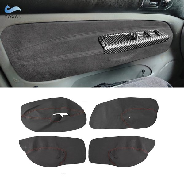 Pour VW Golf 4 MK4 Bora Jetta 1998 1999 2000 2001 2002 2003 2004 2005 uniquement LHD 4 portes accoudoir panneau daim cuir couverture garniture