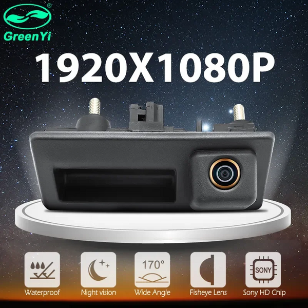 AHD 1080P 170 ° Auto Rückansicht Stamm Griff Kamera Für Volkswagen VW Passat Golf Polo B6 B7 Jetta Tiguan Touareg Audi A3 A4 A5 A6