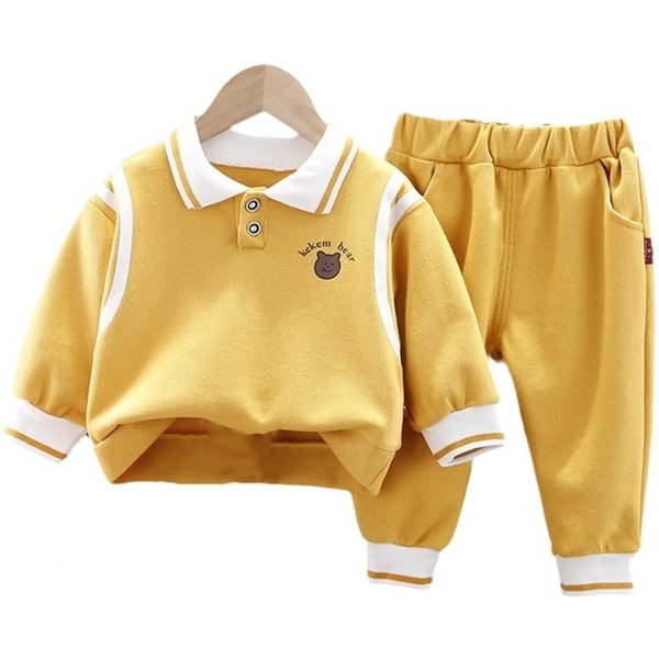 Nouveau printemps automne bébé filles vêtements enfants tenues enfants garçons T-Shirt pantalon 2 pièces/ensembles enfant en bas âge sport Costume infantile survêtements