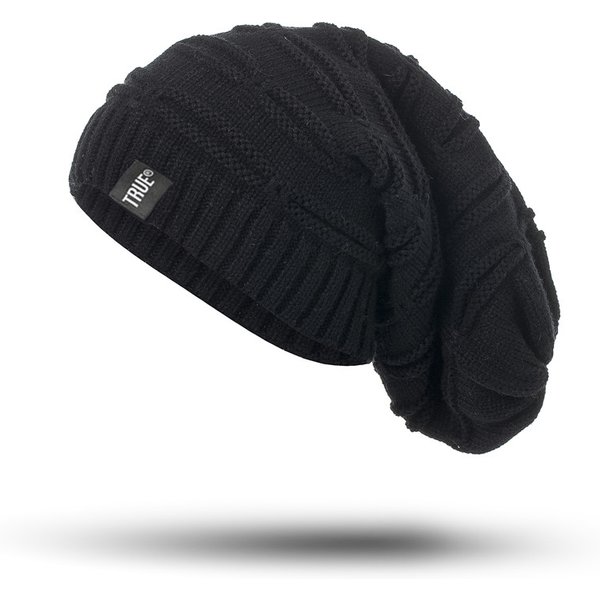 Nouvelle lettre étiquette chapeau d'hiver longue taille Bonnet tricoté haute qualité bonnets décontractés pour hommes et femmes solide Bonnet casquette